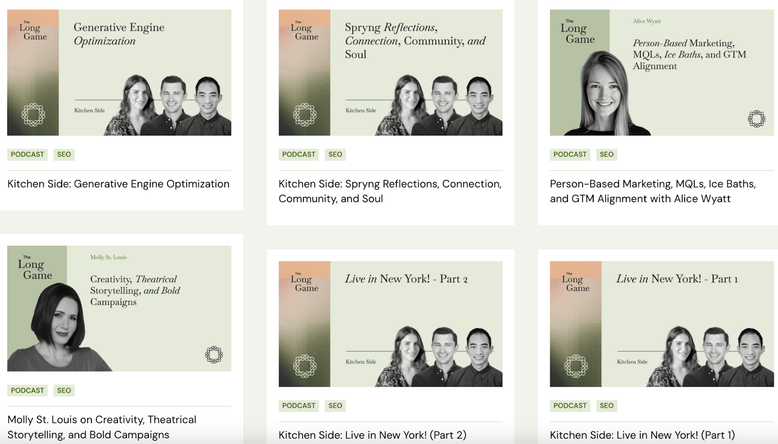 Thought leadership content example from Omniscient