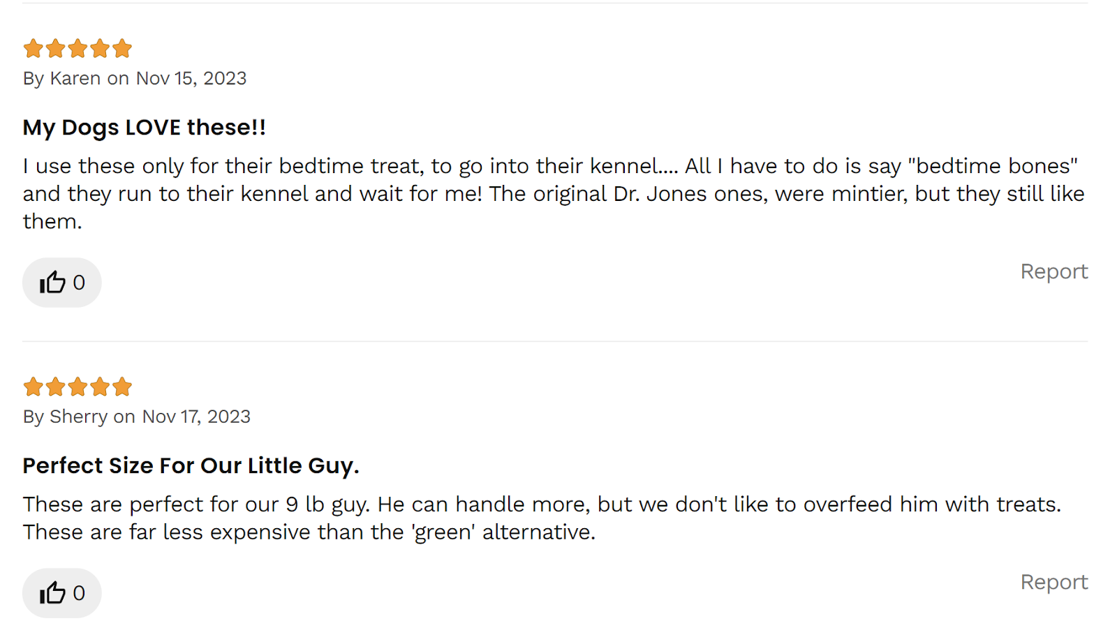 reviews include star ratings and user experience