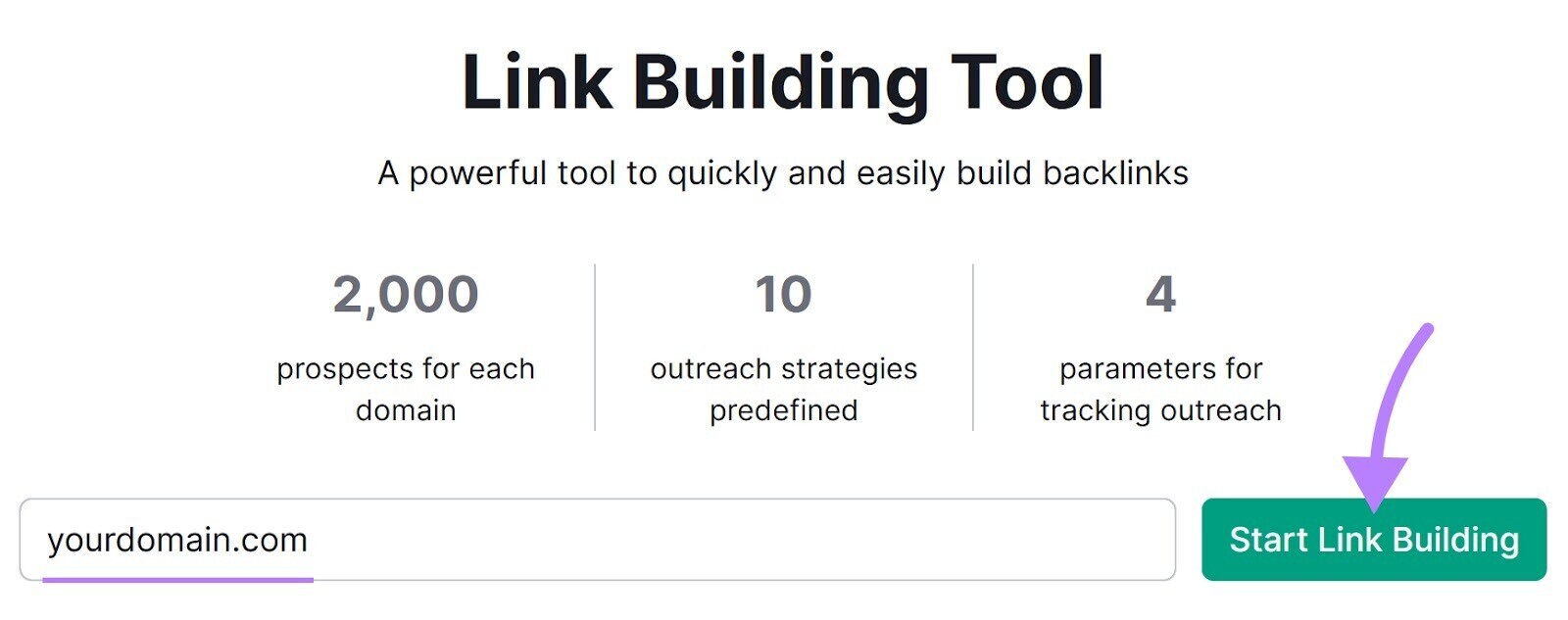 Link Building Tool