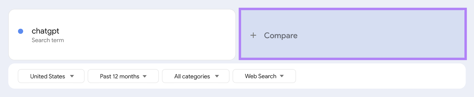Compare option is highlighted.