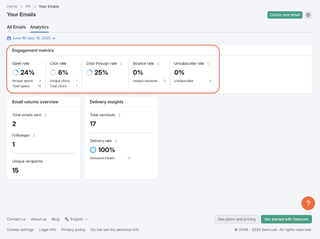 Browsing saved and sent emails image 4