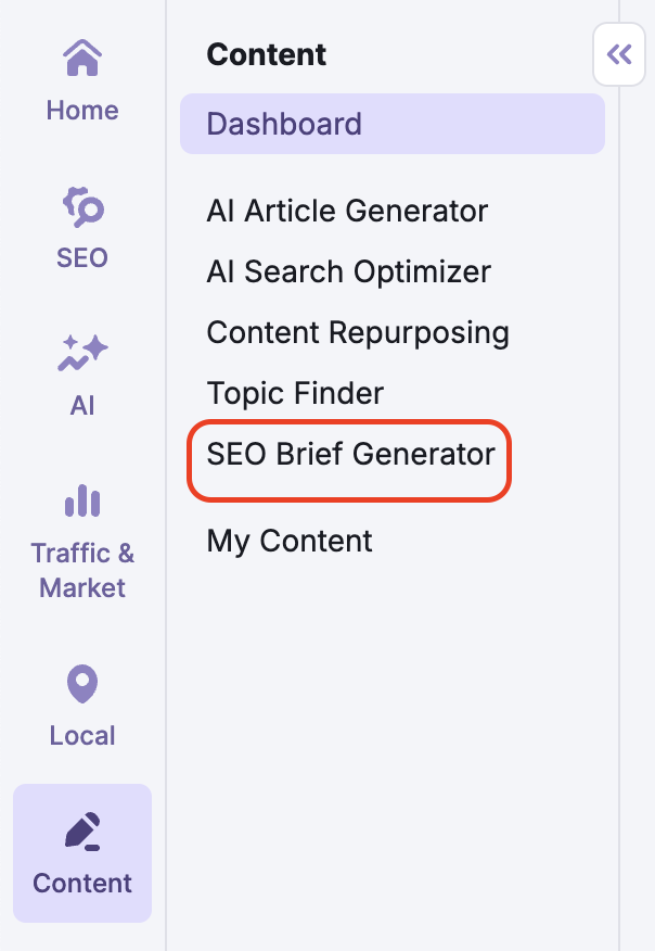 SEO Brief Generator image 1
